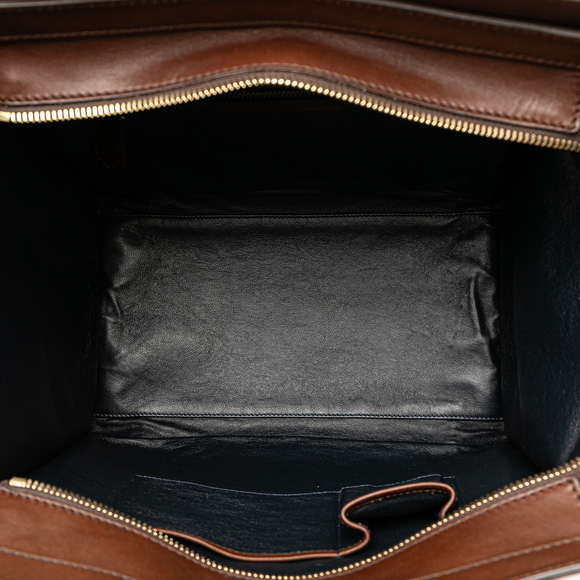 Pre-Loved Celine Mini Bicolor Luggage Tote - Picture 5 of 12